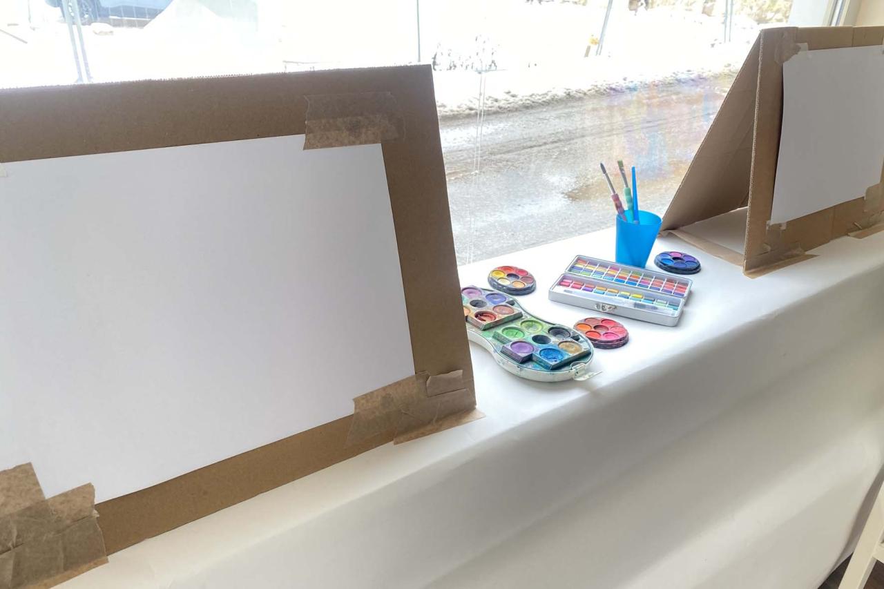 Malinseln in der Bibliothek