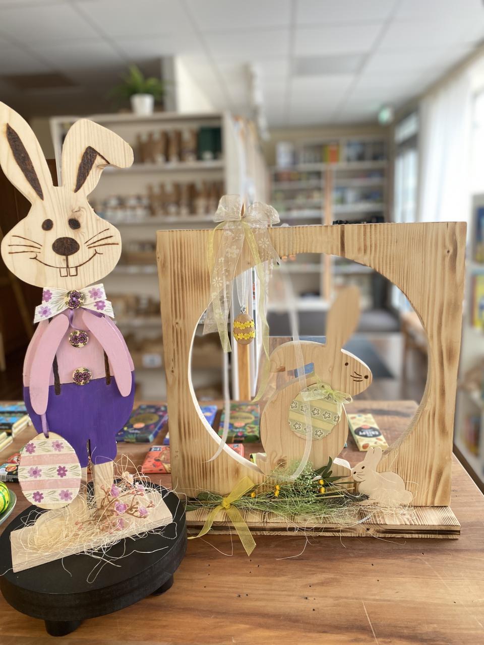 Holzdeko für Ostern