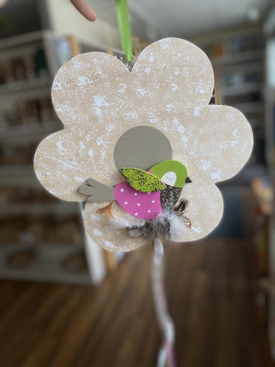 Wanddekoration aus Holz