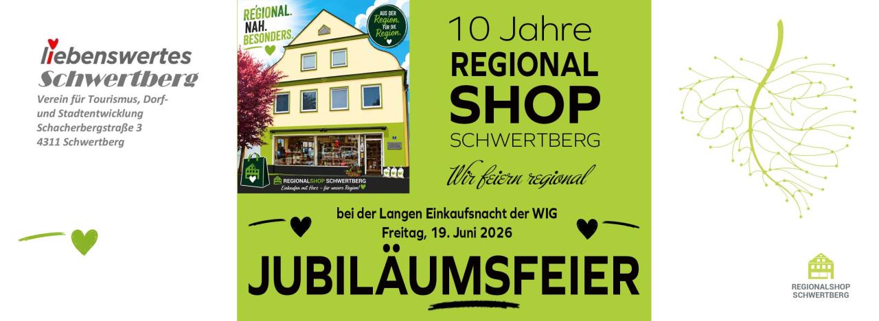 10 Jahre Regionalshop